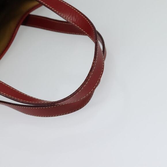 CELINE Macadam Canvas Tote Bag Pvc Beige Gold - Picture 7 of 12